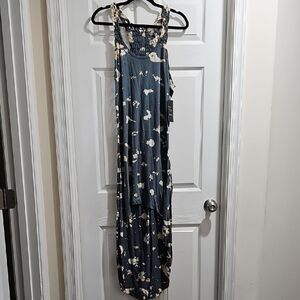 Jessica Simpson Bluish Gray  Maxi  High Low Sundress